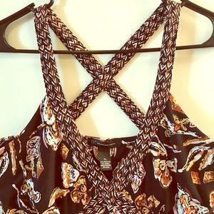 🌻International Concepts Floral Criss-cross XL